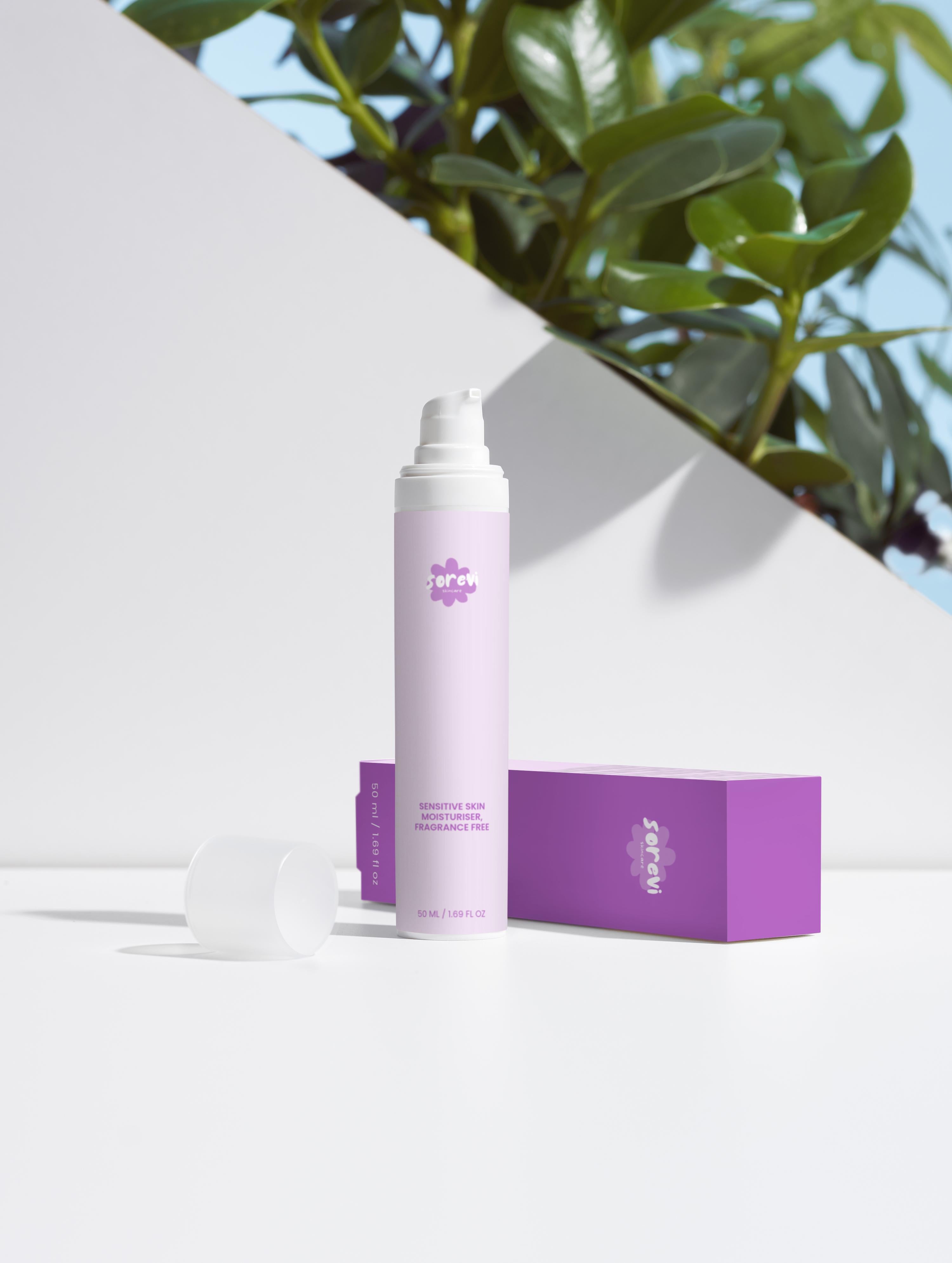 SOREVI Sensitive Skin Moisturiser, Fragrance Free